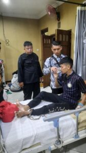 Pengawalan Warga Binaan Di Rujuk Ke RS Lestari Magelang Dengan Dikawal Staf KPLP |