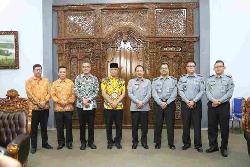 Kalapas Curup Dampingi Kakanwil Kumham Bengkulu Temui Bupati Rejang Lebong