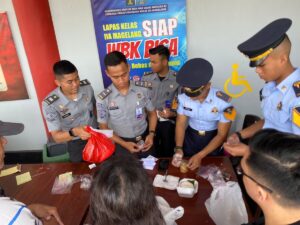 Pengeledahan Barang dan Makanan Pastikan Tidak Ada Barang Terlarang