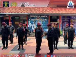 APEL SERAH TERIMA REGU PENGAMANAN  PETUGAS LAPAS MAGELANG