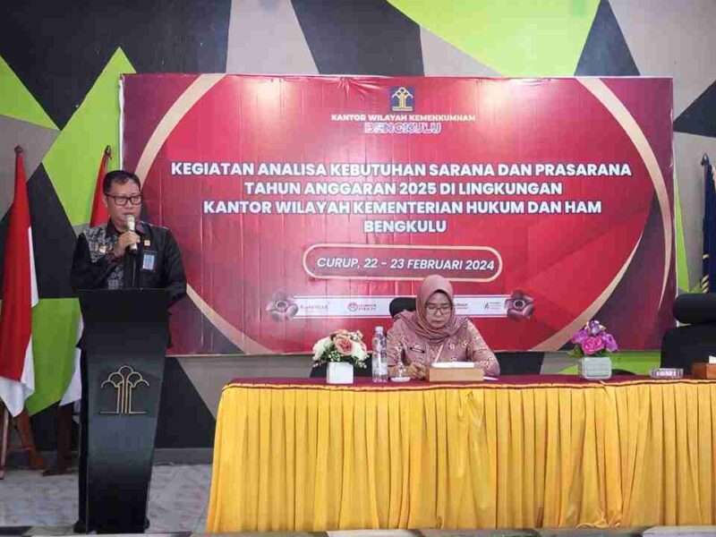 Kegiatan Analisa Sarpras 2025, Lapas Curup Sukses Jadi Tuan Rumah